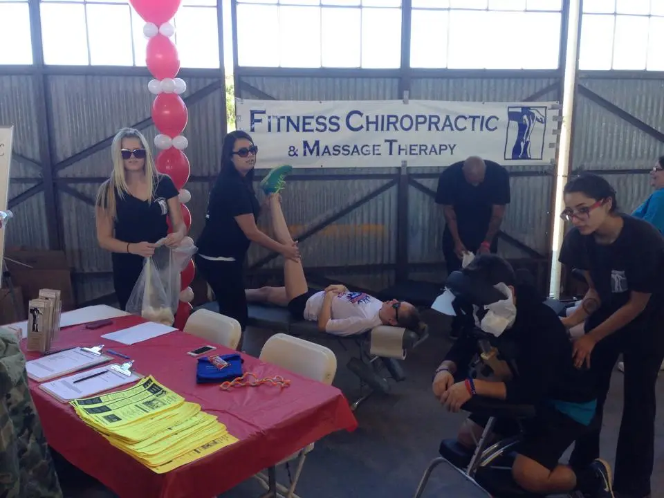 Fitness Chiropractic team volunteering at the ALS walk