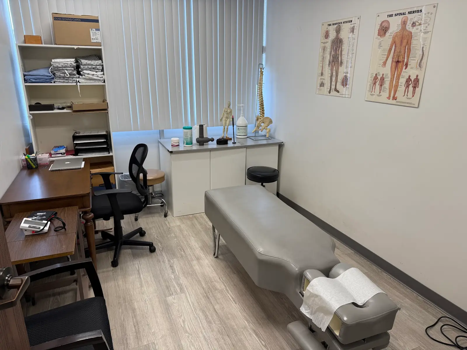 Treatment room at the Downey clinic