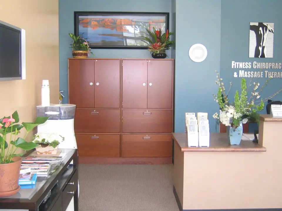 Reception desk at the Long Beach clinic