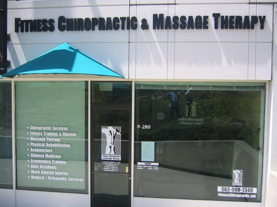 Fitness Chiropractic & Massage Therapy storefront on Oceangate in Long Beach